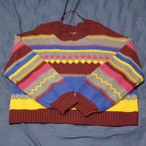 NEW Lane Bryant Plus Size Stripe Sweater Size 14/16